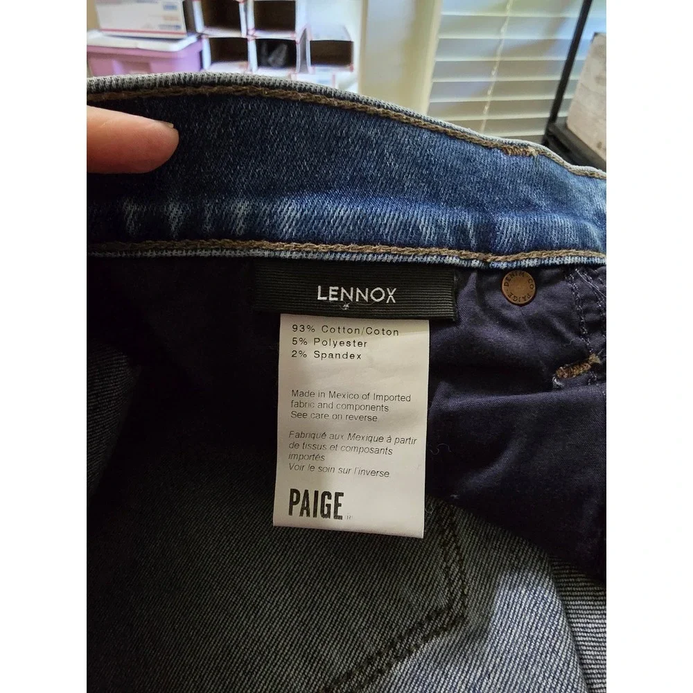 Paige Lennox Slim Jeans In Finnegan Sz 32 NWT